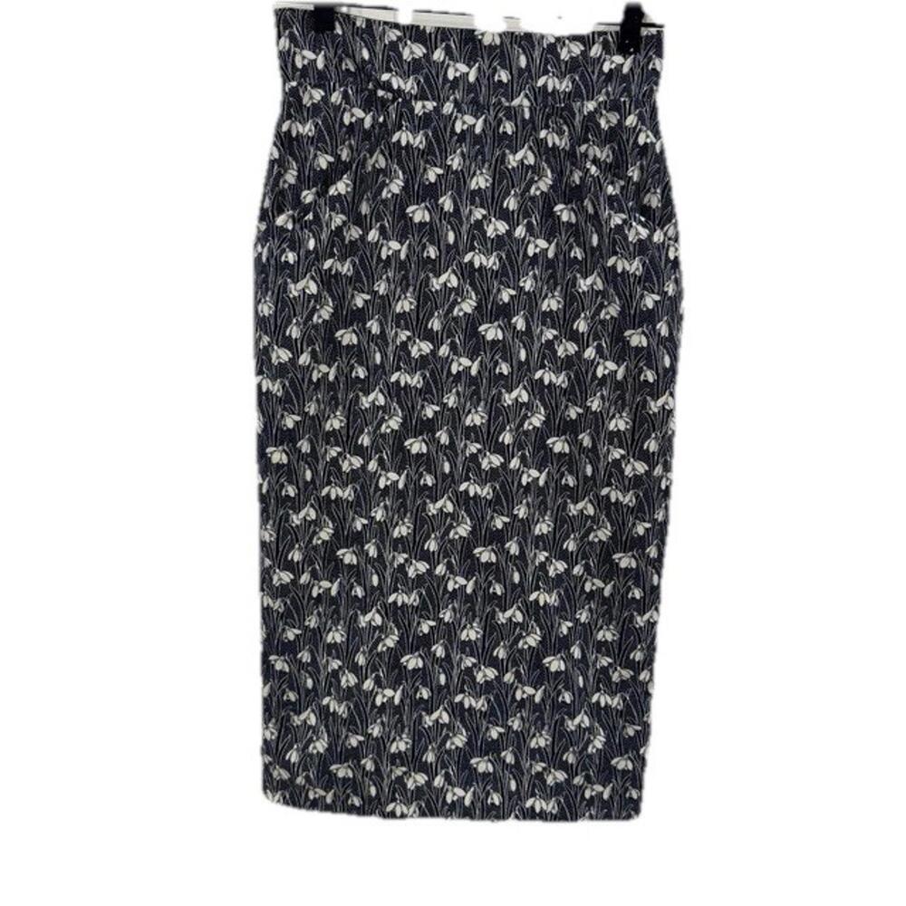 Women’s ROSEANNA pencil Skirt Blue Size 36‎ Lined 26x29